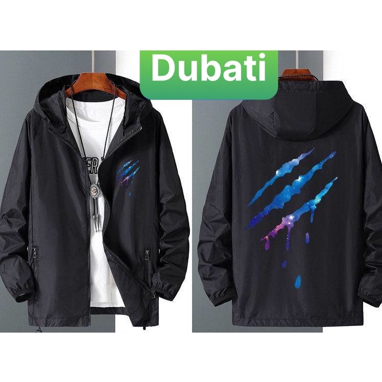 ÁO KHOÁC DÙ NHẸ BOMBER NAM NỮ ĐEN BÓNG CHÀY ĐA NĂNG 2 LỚP CHỐNG NẮNG 2 TÚI CÓ DÂY KÉO CAO CẤP - DUBATI FASHION