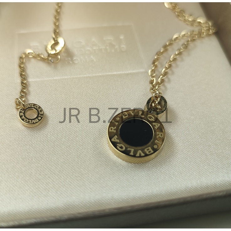 Vòng cổ Bvl Gari 18 Kt 18 Kt Màu Vàng Hồng Đính Kim Cương