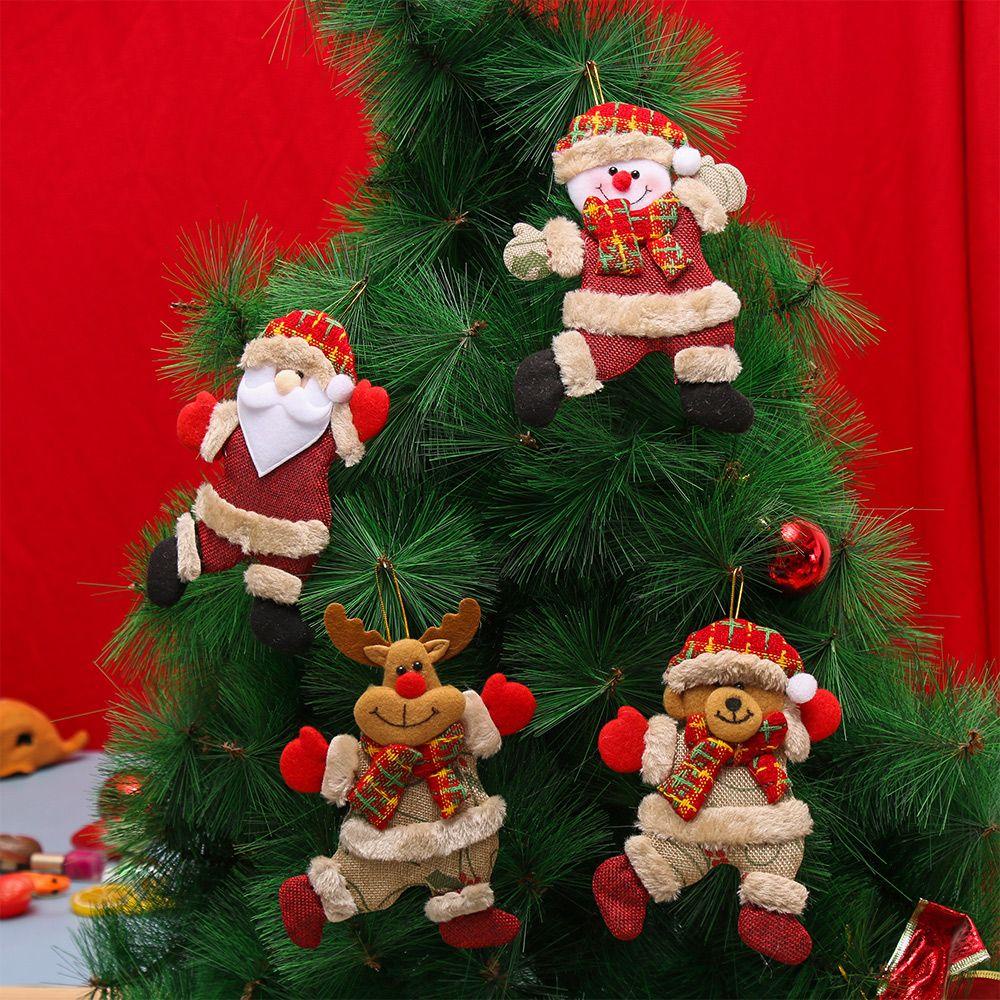 LAKAMIER Phụ Kiện Treo Trang Trí Cây Thông Giáng Sinh Hình Người Tuyết DIY