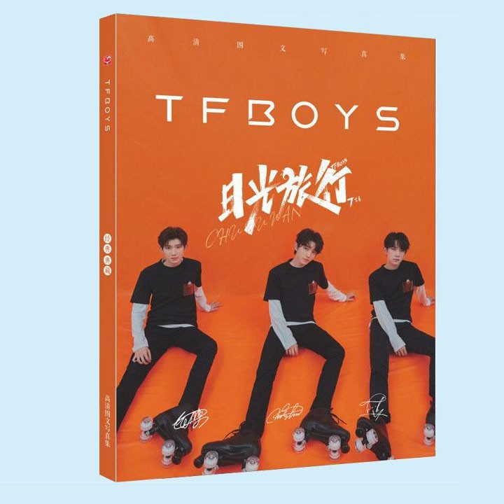 Photobook TFboys A4 album ảnh tặng kèm poster tập ảnh mẫu ngẫu nhiên