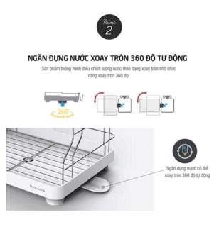 🍓🍓KỆ CHÉN 2 TẦNG LOCK&LOCK-LDR2001