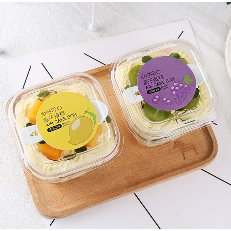 Ly nhựa mousse, tiramisu nắp bằng (50 cái kèm nắp) size 270 ml