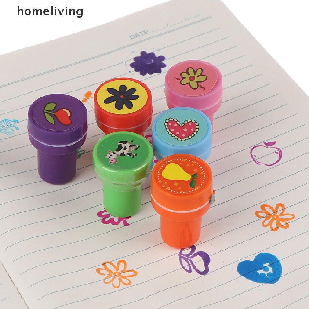 Bộ 5 Con Dấu Cao Su Họa Tiết Hoạt Hình Dễ Thương Trang Trí Sổ Tay diy