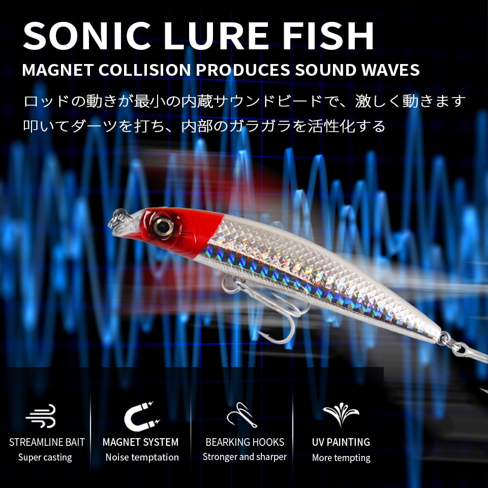 Mồi Câu Cá Bearking 90Mm. 10g Chất Lượng Cao