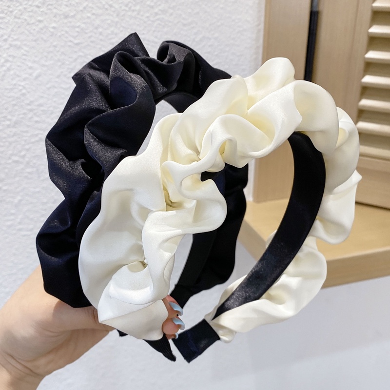 Băng Đô Cài Tóc Bản Rộng Gấp Gọn Kiểu Hàn Quốc Thời Trang Cao Cấp