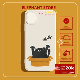 Ốp lưng iphone MÈO ĐEN CUTE 6plus 6splus 7 plus 8plus X Xr XsM 11 12 13 Promax - MANGO812 - TAINHGEOPLUNG
