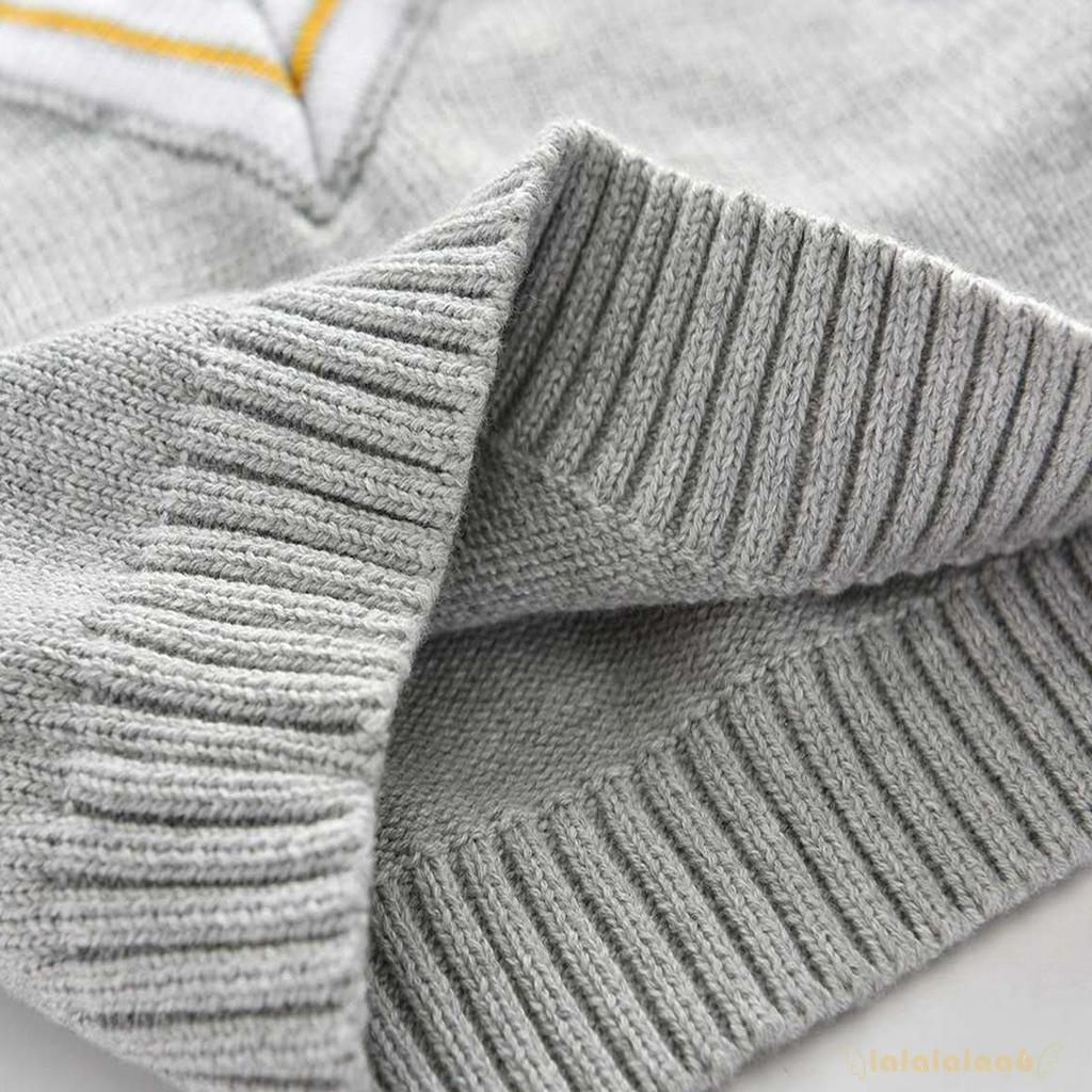 Áo sweater Không Tay Cổ Chữ v Xinh Xắn Dành Cho Bé