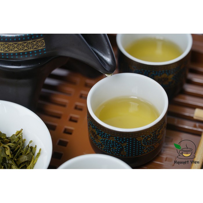 Bộ Ấm Chén Pha Trà Hoa Mai Hình Cối Xay Chất Liệu Gốm Sứ Cao Cấp Ấm Chén Nguyệt Viên