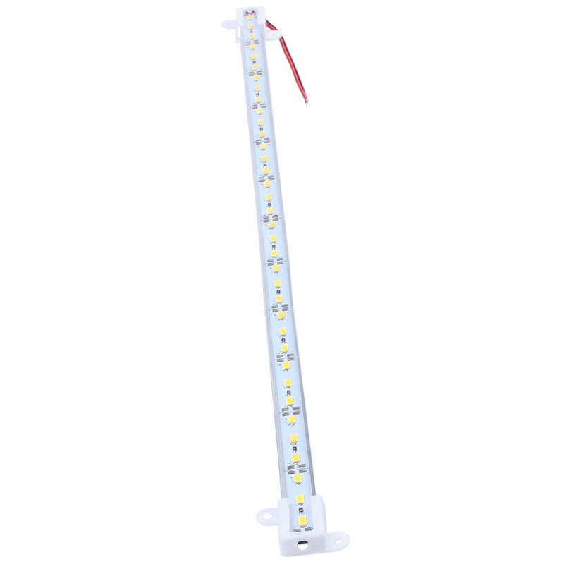 Thanh Đèn LED 50CM 12V 36 Bóng 5050 SMD Cứng Bằng Nhôm Màu Trắng Ấm