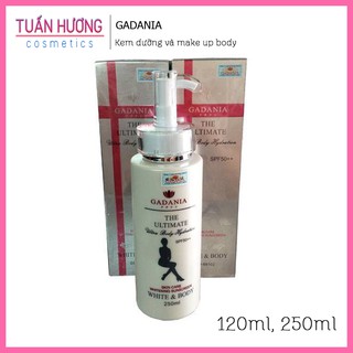 Kem Makeup body dưỡng da chống nắng Gadania Nhật 120ml & 250ml