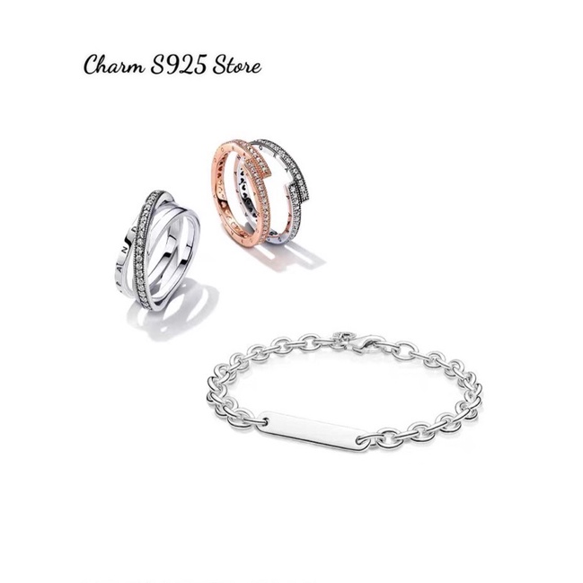 LẮC TAY PAN ALE XÍCH BẢN LỚN BẠC S925 CAO CẤP
