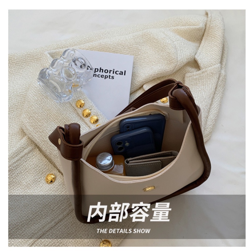 Túi đeo vai IELGY màu sắc tương phản thời trang cho nữ