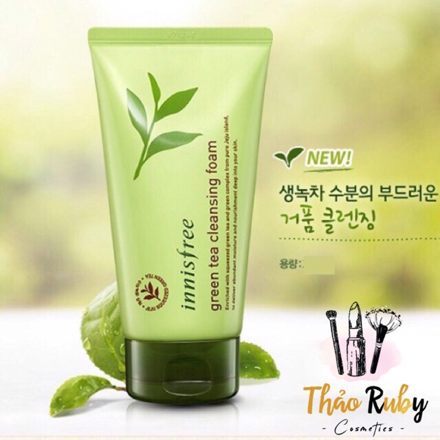 [ Rẻ Vô Địch ] Sữa Rửa Mặt Trà Xanh Innisfree