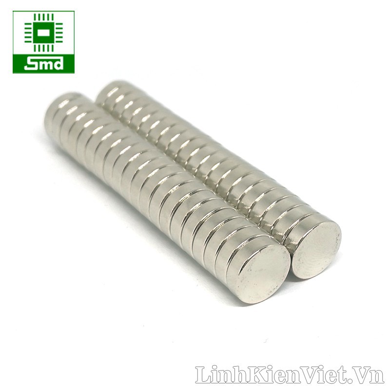 Bộ 3 viên nam châm đất hiếm 12x3mm