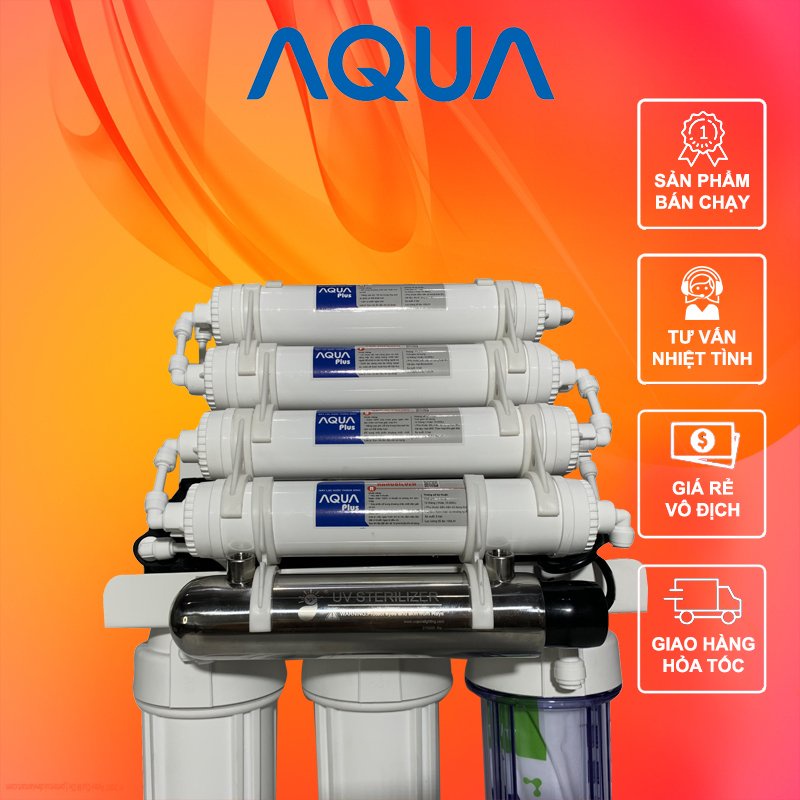 Máy Lọc Nước RO Aqua Plus Đèn UV Không Tủ