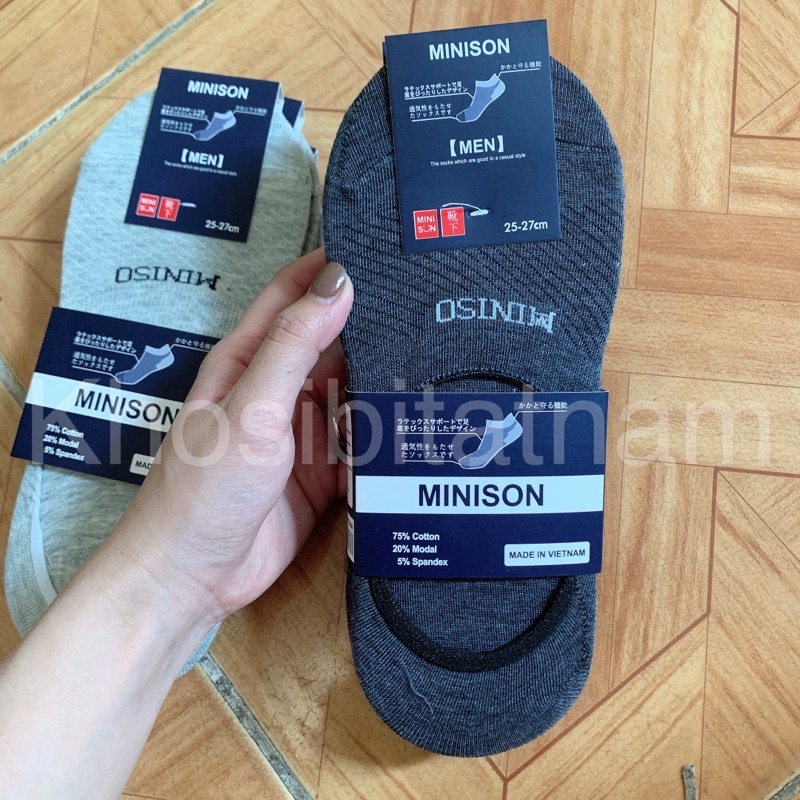Combo 5 Đôi Tất Lười Mini Kháng Khuẩn - Khử Mùi ( giá sỉ )