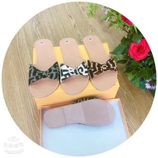 Dép đóng hồng thạnh size 35-40 , quai nơ xinh xắn