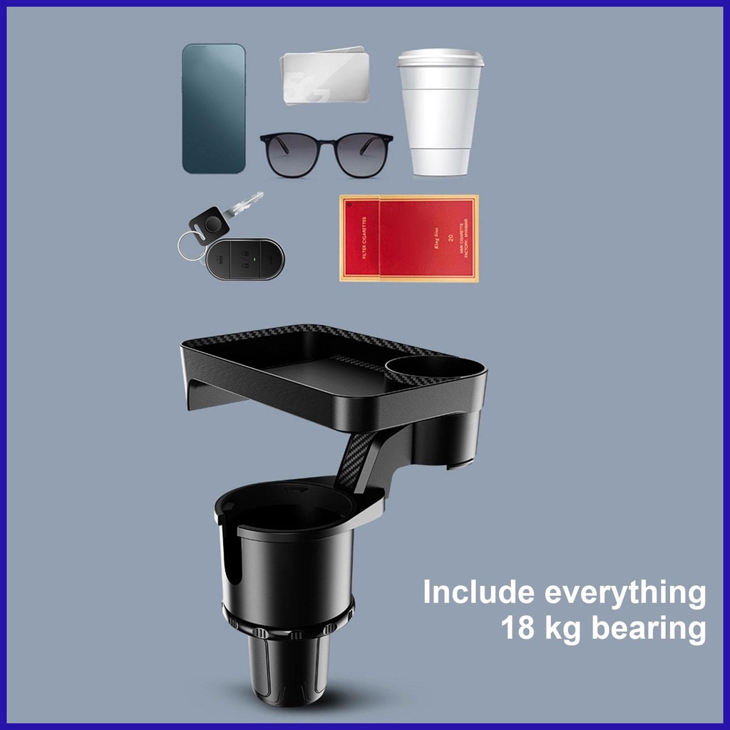 Khay Đựng Cốc Uống Nước Có Thể Xoay 360 Độ Dùng Cho Xe Hơi Enjoy robpvn