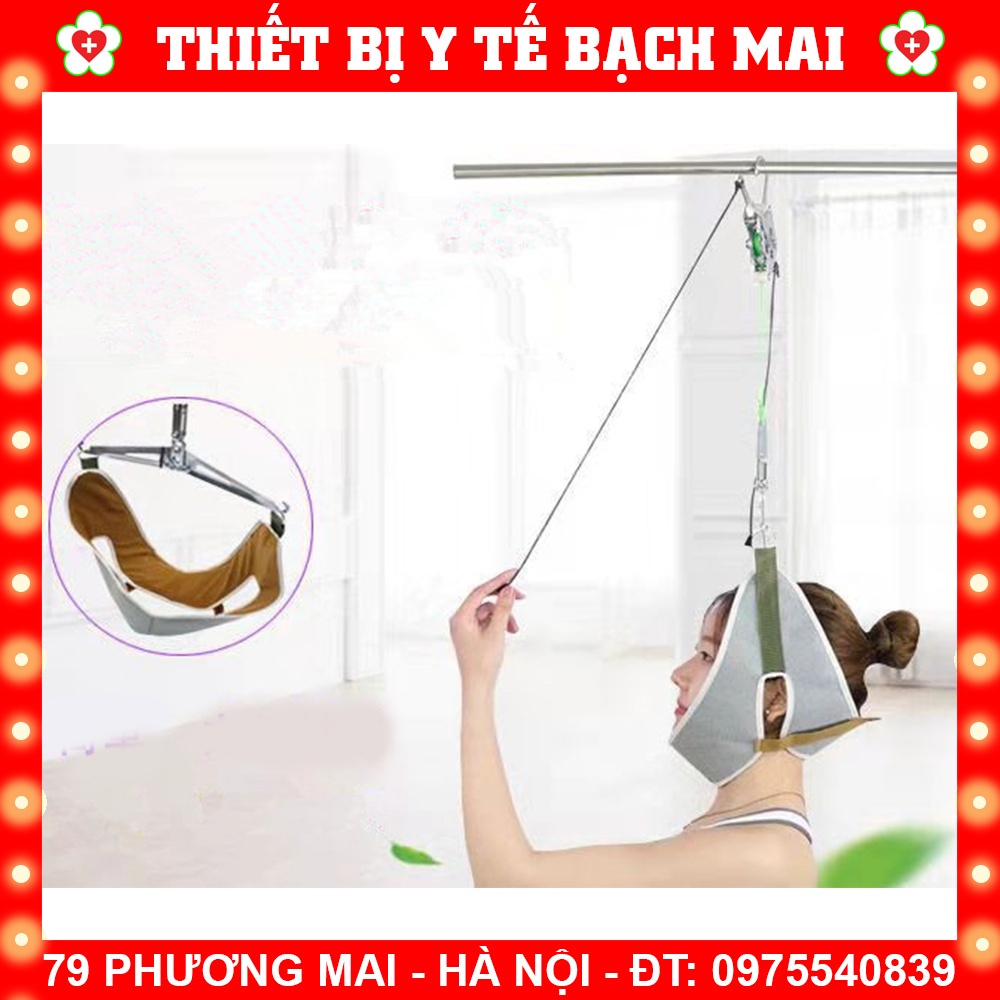 Rẻ Vô Địch Dụng Cụ Kéo Giãn Cột Sống Cổ [Loại móc treo]