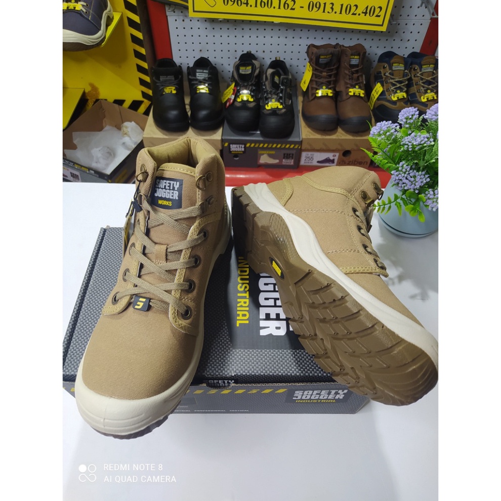 Giày Bảo Hộ Safety Jogger Desert 011 Da Chất Lượng Cao, Đế Chống Đâm Xuyên, Va Đập Mạnh