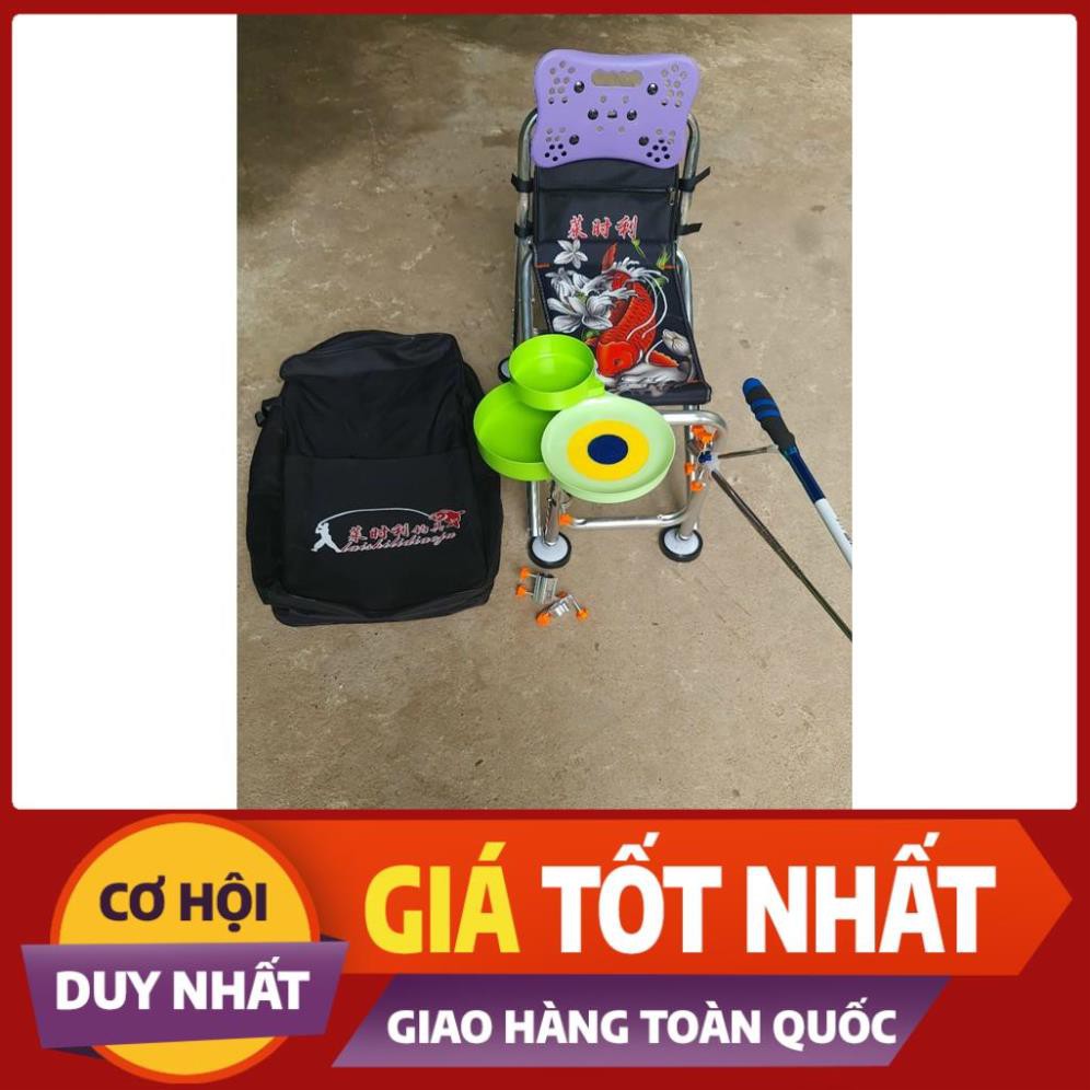 Ghế Câu Đài Cá Chép Cực Kỳ Đa Năng tựa thấp tựa cao