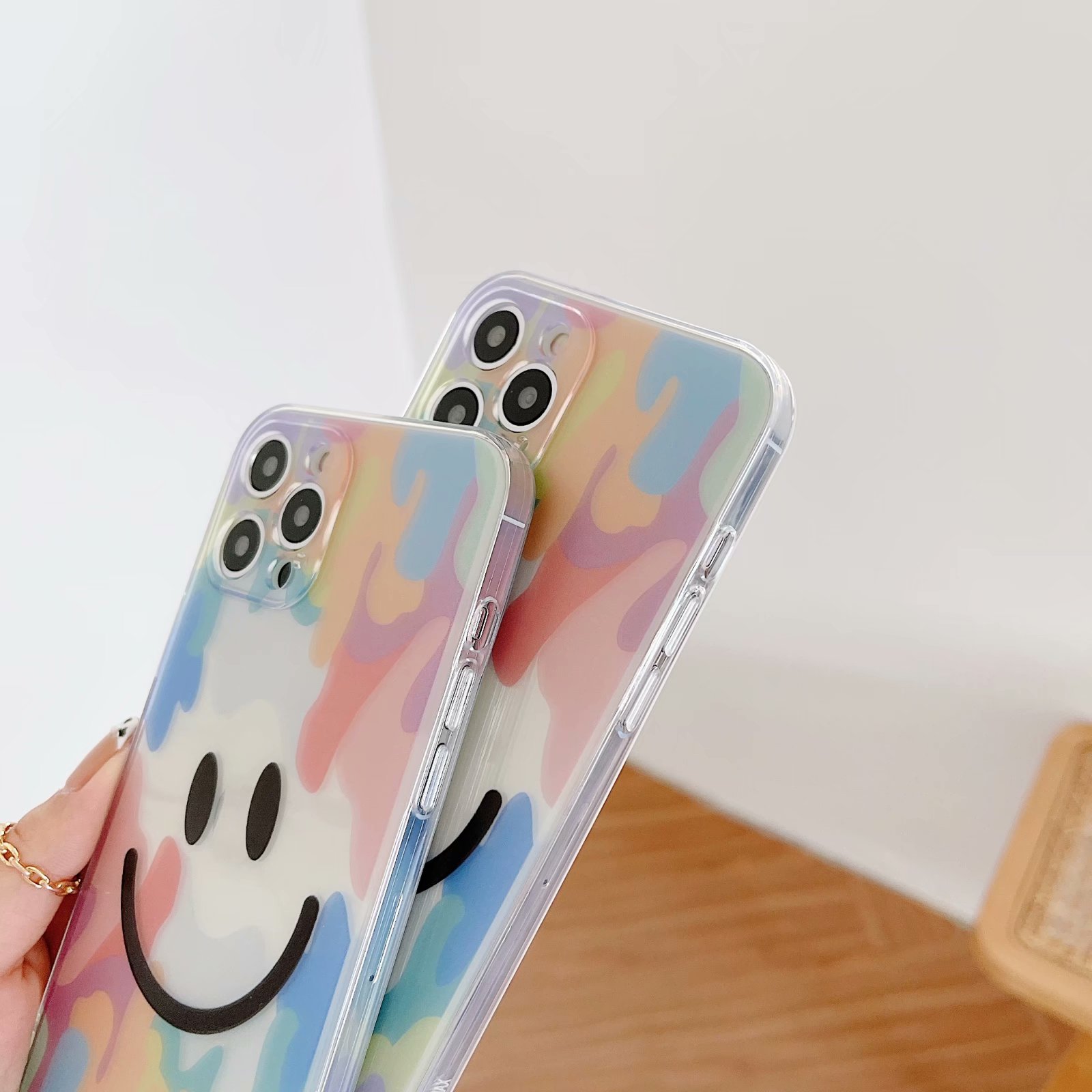 Ốp silicon Chống Sốc Hình Cầu Vồng Thời Trang Cho Iphone 12pro Max 12mini 11pro Max Xs Max Xr Se 2020 7 8 Plus | BigBuy360 - bigbuy360.vn