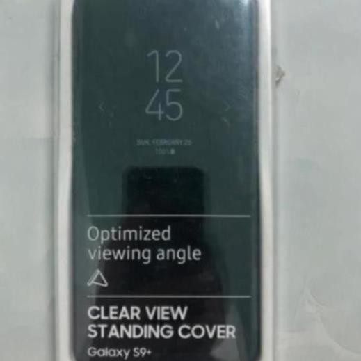 [Xả kho] - Bao da Clear view standing cover Samsung S9+