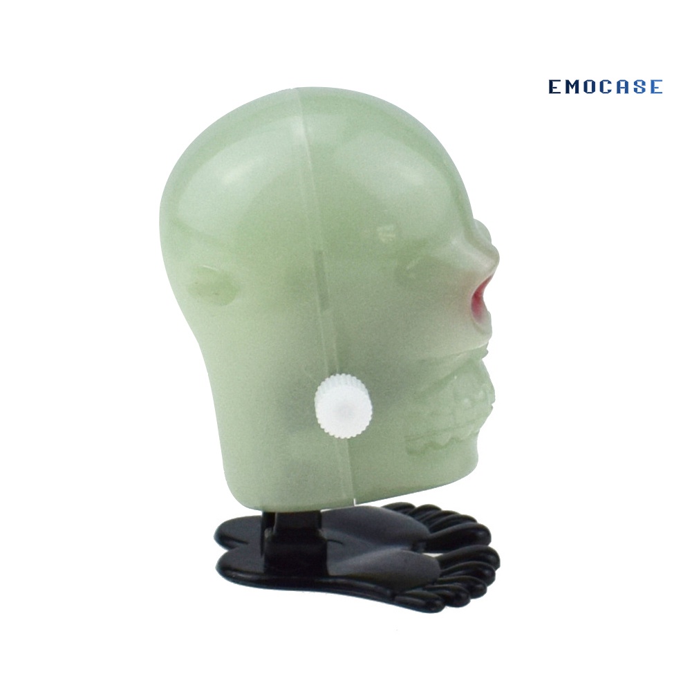 Đồ Chơi Lên Dây Cót Hình Đầu Lâu Kinh Dị Trang Trí Halloween