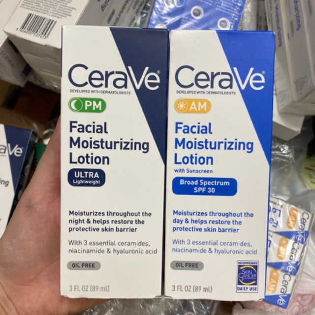 Kem dưỡng Cerave Lotion AM &amp; PM 89ml