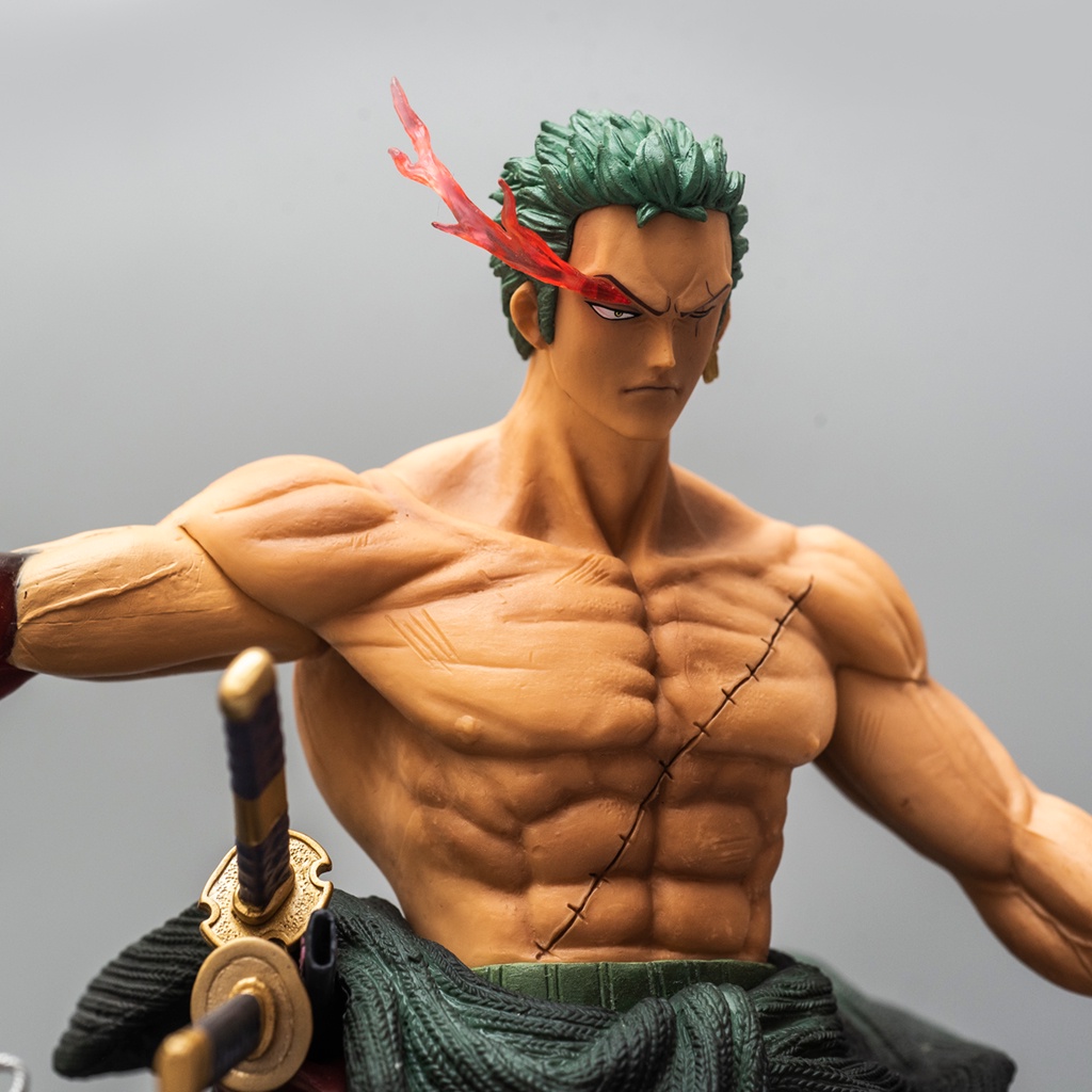 Mô hình One Piece Roronoa Zoro cao 35cm nặng 2,3kg Mô hình nhân vật Onepiece Zoro băng Mũ Rơm Haki Shop