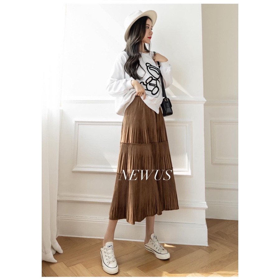 Chân Váy Nhung Quảng Châu