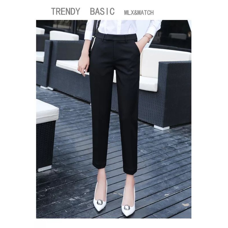 Quần âu nữ công sở trung niên thiết kế chất vải 2 biên dày cao cấp hàng vnxk đẹp kiểu Quần tây học sinh dáng hàn quốc | BigBuy360 - bigbuy360.vn