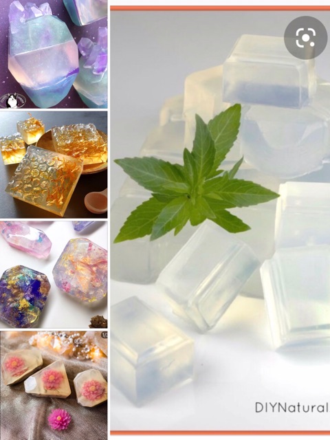 1kg Phôi xà phòng glycerin - Phôi xà phòng handmade - Phôi xà bông