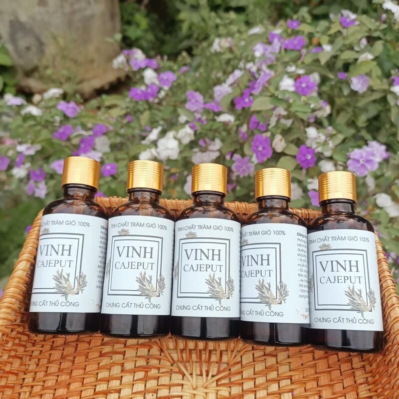 Lọ 5ml Tinh Dầu Tràm gió Nguyên Chất 100% VINH CAJFPUT