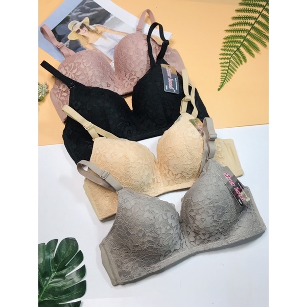 Áo lót nữ, áo ngực không gọng Thái Lan Sisterhood 7306 đệm mỏng nâng ngực