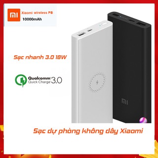 Pin sạc dự phòng Xiaomi tích hợp sạc không dây 10000mAh WPB15ZM Youth Edition