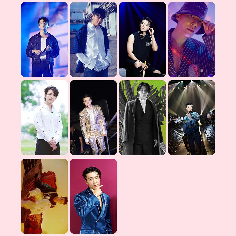 Donghae card sticker, super junior, sticker card diy, collectible card, 10 cái / bộ, kpop