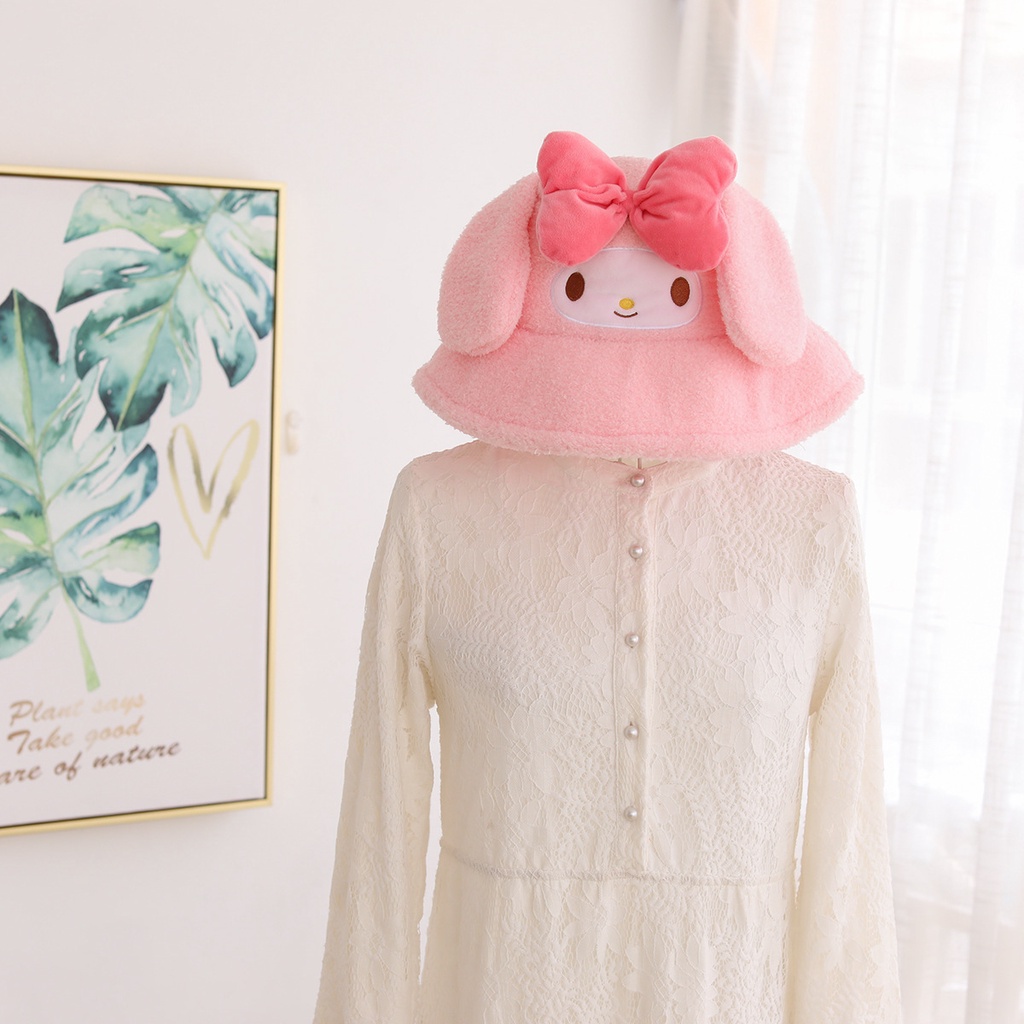 Mũ vành hoạt hình Kuromi Melody phong cách mùa hè cho nam và nữ