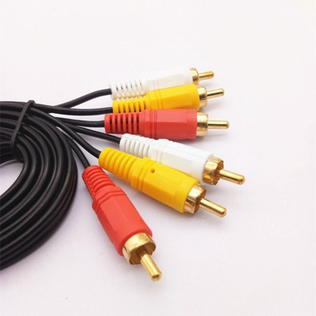 Dây cáp nối dài AV Audio Video 3 đầu RCA hoa sen 1.5 met