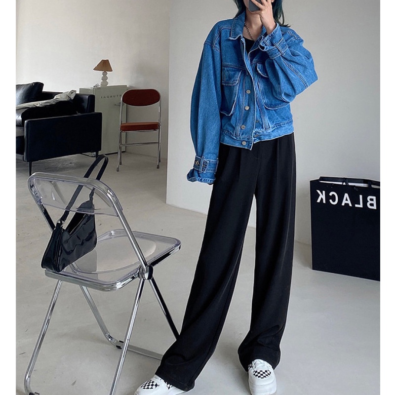 Quần Dài Ống Rộng Thời Trang Mùa Hè Dễ Phối Đồ Cho Nữ