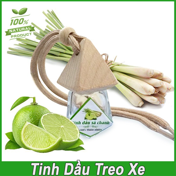 Tinh Dầu Treo Xe, Treo Phòng, Tủ Quần Áo hương Sả Chanh