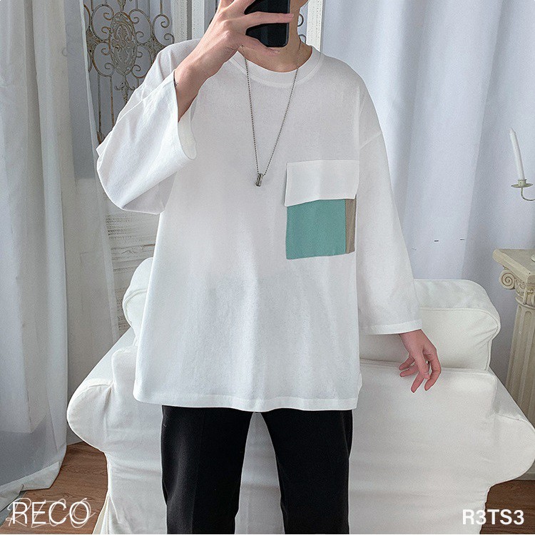Áo thun, phông nam nữ Hàn Quốc cao cấp dáng rộng tay lỡ T-Shirt Loose R3TS3 Unisex