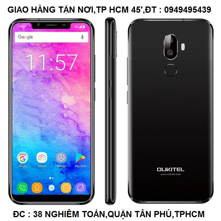 điện thoại oukitel u18 (tai thỏ giống iphone X)