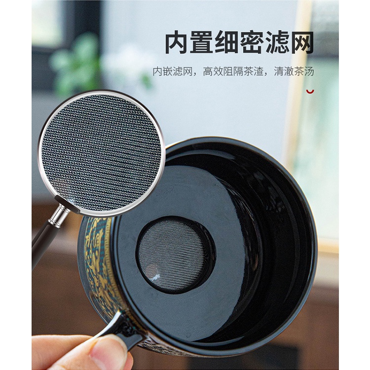 Bộ Ấm Chén Pha Trà Đạo Tự Động Kiểu Cối Xay