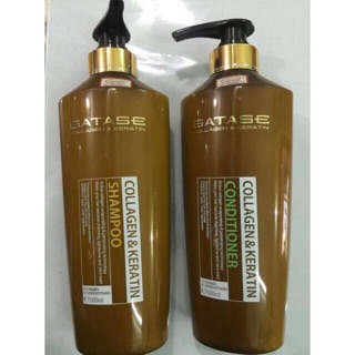 Cặp dầu gội - xả Keratin cao cấp Gatase