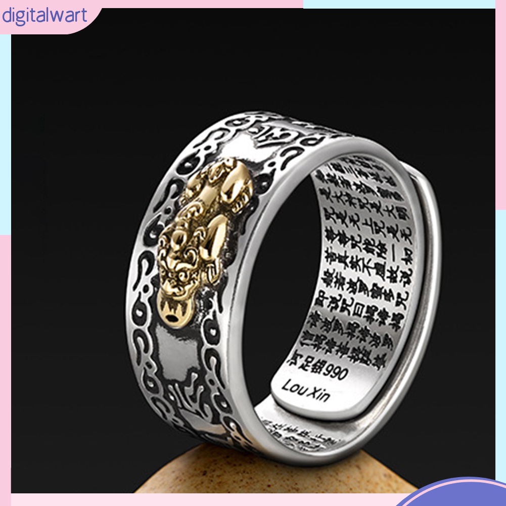 Nhẫn Hở Mạ Bạc Hình Trái Tim Rỗng Thời Trang Dành Cho Nam