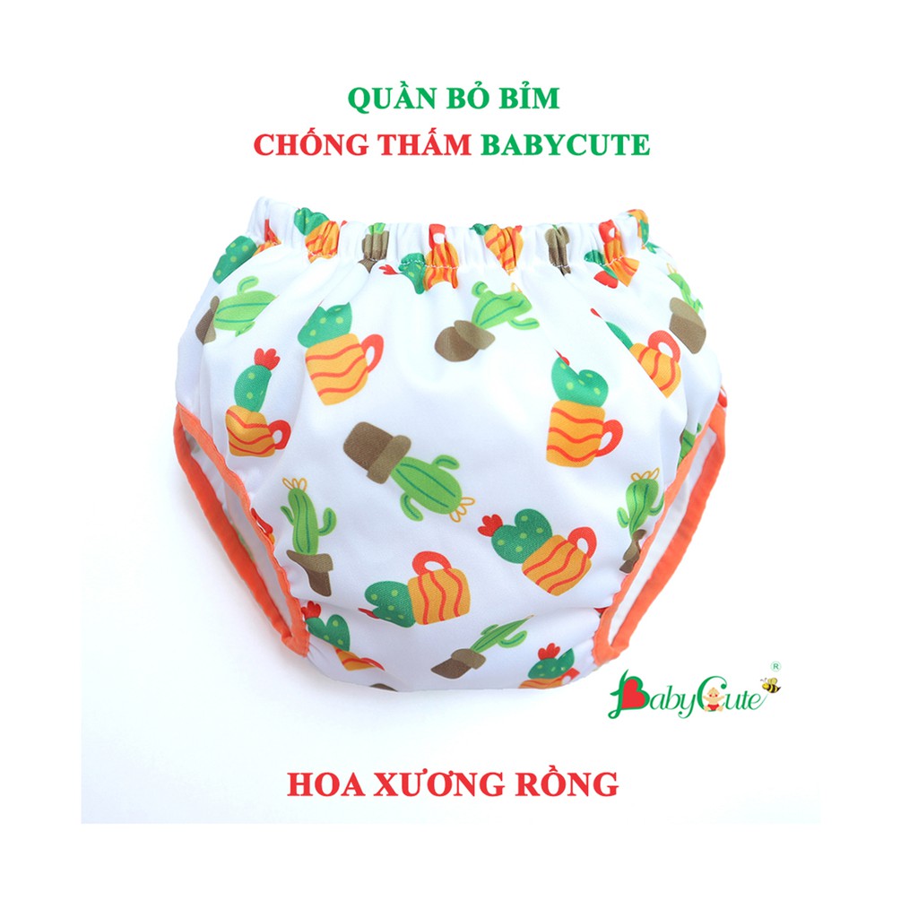 Quần bỏ bỉm Chống thấm BabyCute size M, L, XL, XXL - Giao mẫu ngẫu nhiên