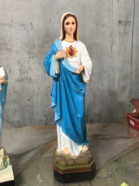 Tượng công giáo - mẹ trái tim 50cm