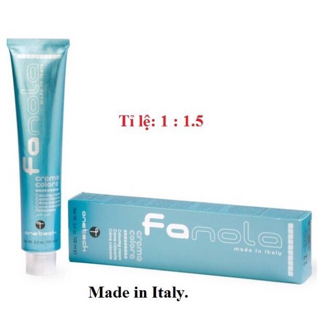 Thuốc nhuộm tóc cao cấp FANOLA COLOR PROFESSIONAL Italia 100ml #1