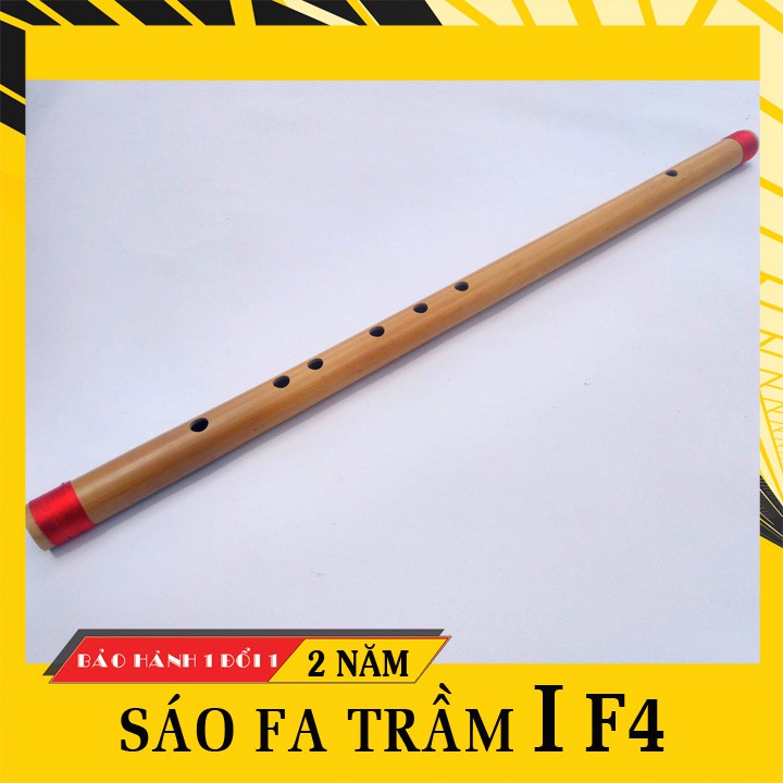 Sáo trúc tone Fa F4 hệ 6 lỗ cơ bản chuẩn âm full 3 quãng mượt mà cho người mới tập chơi